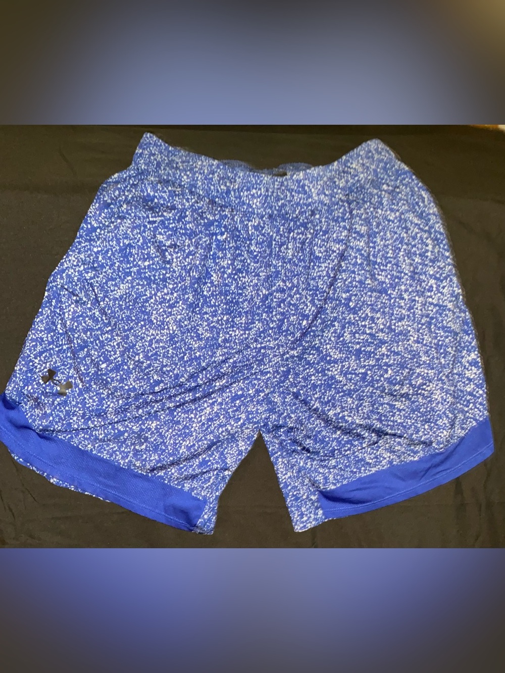 Under Armour Royal Blue Speckle Athletic Shorts